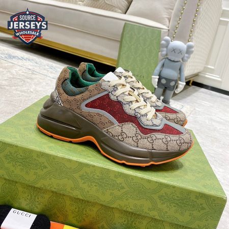 GUCCI RHYTON BRICK RED SNEAKER - GC202
