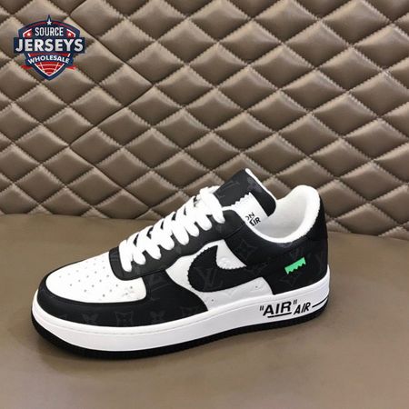 x nike air force 1 low black white - 316