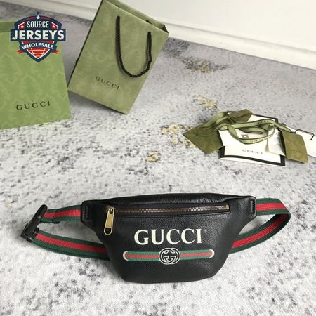 Gucci Print Belt Bag Vintage Logo Small Black