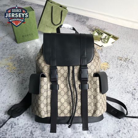 Gucci Soft Backpack Monogram GG Black/Brown