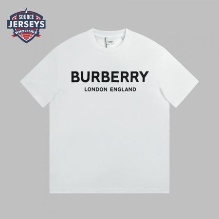 Burberry Logo Print Cotton T-shirt
