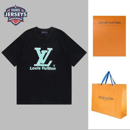 show limited 23ss letter logo print round neck short sleeves black