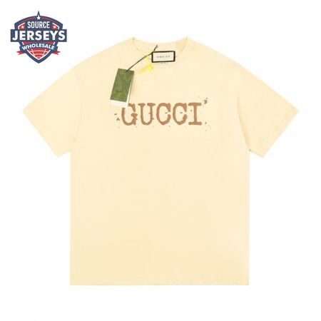 Gucci Autumn And Summer Foam Printing Limited New T-shirt