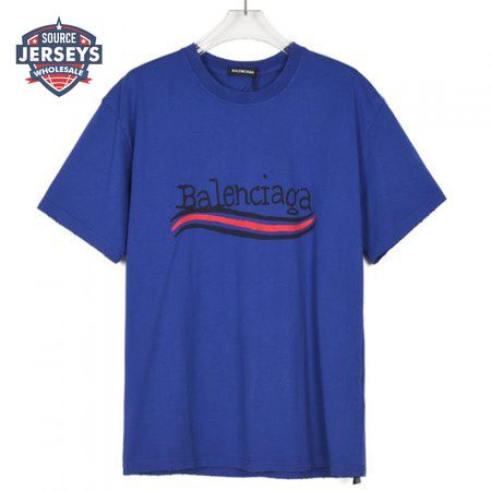 Balenciaga Political Embroidered Cotton t-shirt