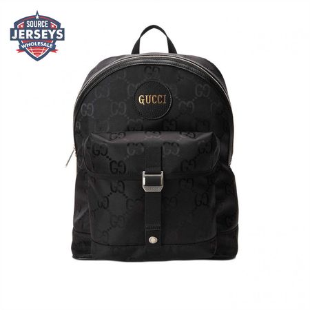 Gucci Off The Gird Backpack Black GG Nylon - GBP002