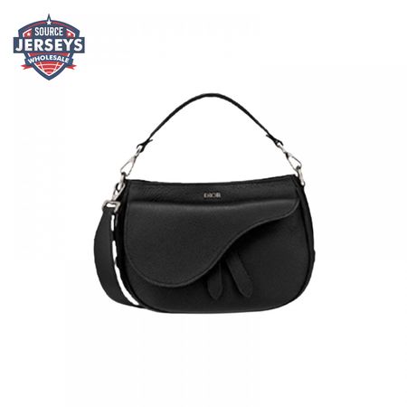 Dior Saddle Messenger Bag Black Grained Calfskin - DMB008