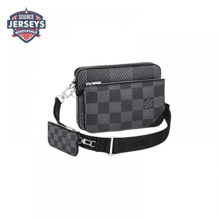 trio messenger damier graphite canvas lmb027