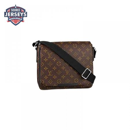 district pm messenger bag monogram macassar canvas lmb022