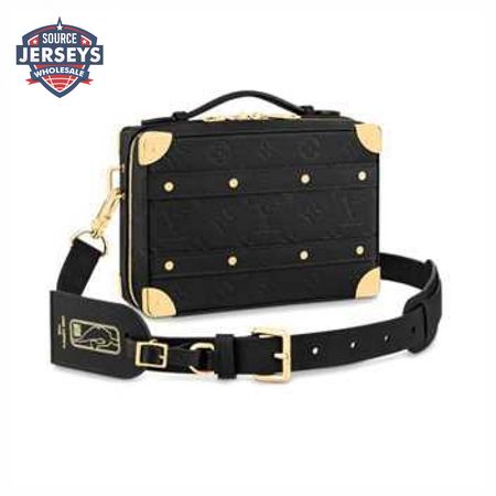 m45785 x nba handle trunk monogram coated canvas textile lining in black