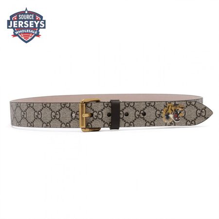 GUCCI TIGER PRINT GG SUPREME BELT - B40