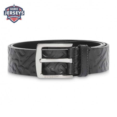 BURBERRY MONOGRAM LEATHER BELT - B22
