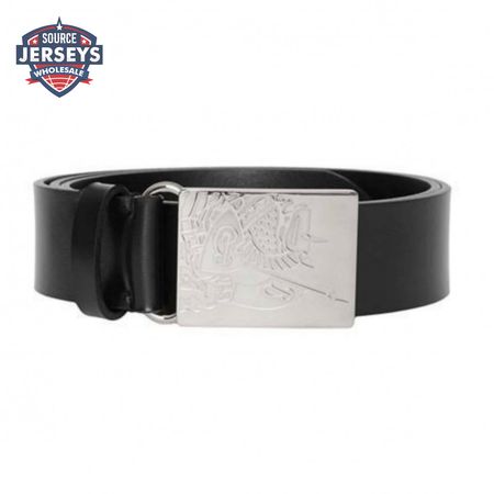 BURBERRY BLACK MEN'S LUKE LEATHER BELT - B24