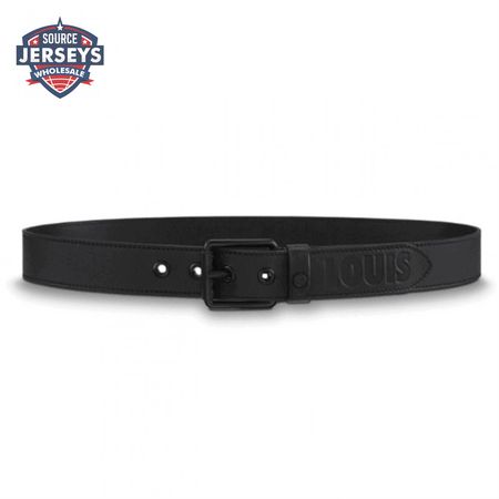 dark infinity leather voyager 35mm belt - b157