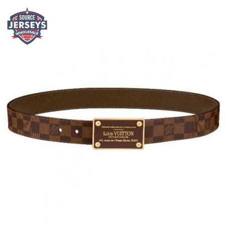 inventeur damier ebene/graphite belt - b159