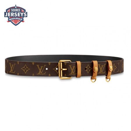 signature belt monogram 35mm brown - b112