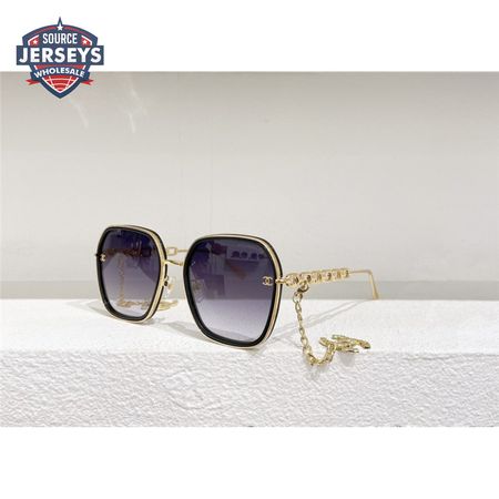 chanel chain square sunglasses