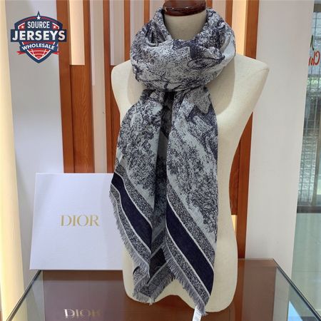 dior print shawl