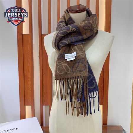 loewe anagram scarf in wool and cashmere