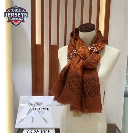 loewe anagram scarf in wool and cashmere