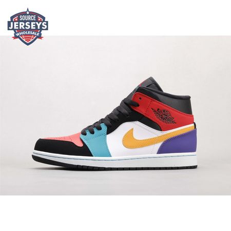 Air Jordan 1 Mid Bred Multi-Color Unisex