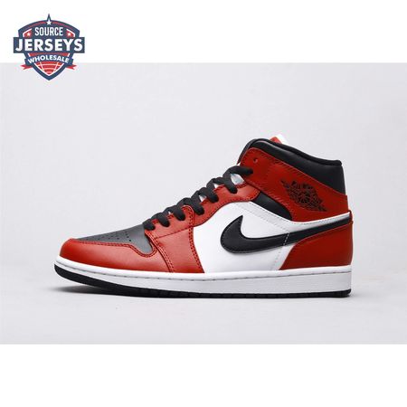 Air Jordan 1 Mid Chicago Toe Unisex