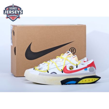 off-white x NK Blazer low'77 White Red Men's