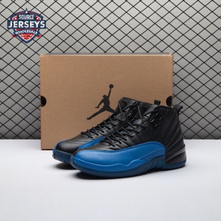 Jordan 12 Retro Black Game Royal 130690-014 Men's