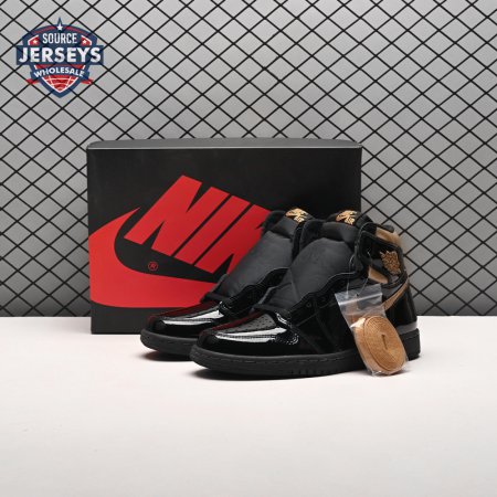 Jordan 1 Retro High Black Metallic Gold (2020) Unisex