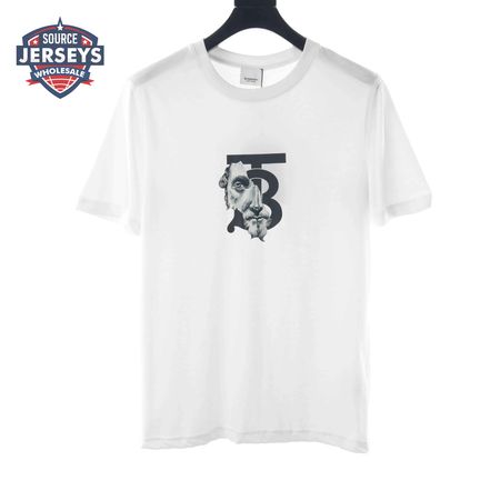 BALENCIAGA ANGEL PRINT CREW NECK T SHIRT