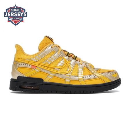Off-White x Air Rubber Dunk 'University Gold' Men's