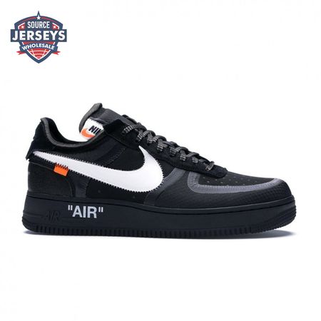Off-White x Air Force 1 Low 'Black' Men's
