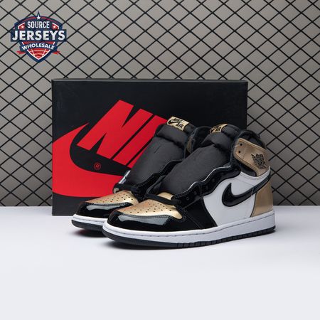 Jordan 1 Retro High NRG Patent Gold Toe Men's