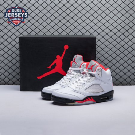 Jordan 5 Retro Fire Red Silver Tongue (2020) DA1911-102 Men's
