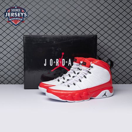 Jordan 9 Retro White Gym Red 302370-160 Men's
