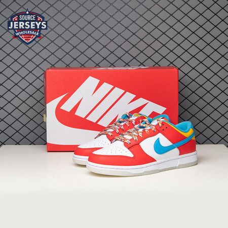 Nike Dunk Low QS LeBron James Fruity Pebbles DH8009-600 Unisex