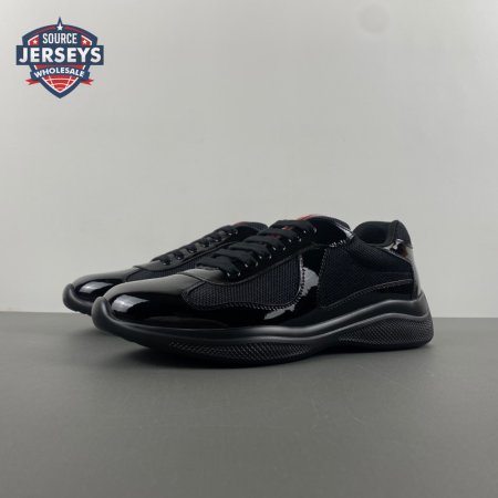 Prada America's Cup Black Sneakers