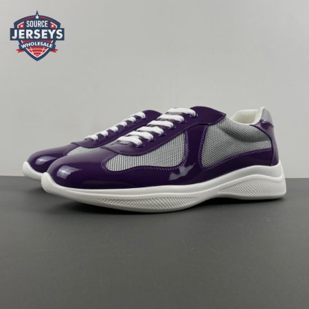 Prada America's Cup Purple Sneakers