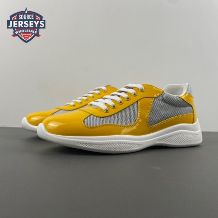 Prada America's Cup Yellow Sneakers