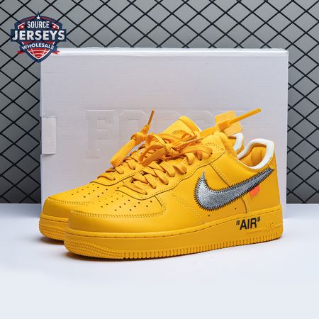 Off-White x Air Force 1 Low 'University Gold' Unisex