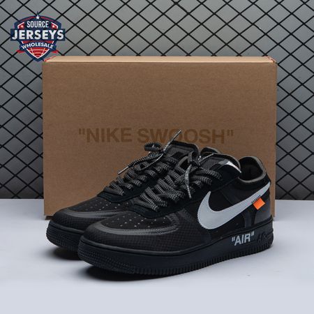 Nike Air Force 1 Low Off-White Black White AO4606 001 Unisex