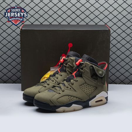 Travis Scott x Air Jordan 6 Retro 'Olive' CN1084 200 Men's