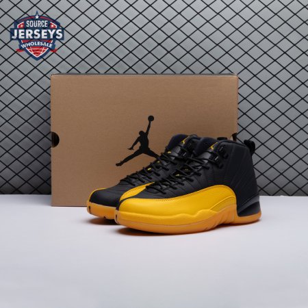 Jordan 12 Retro Black University Gold 130690-070 Men's