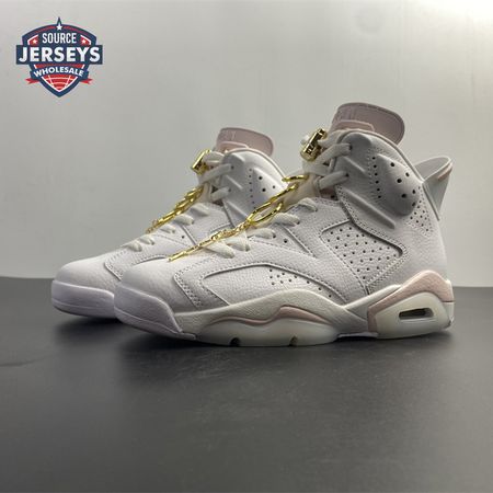 Jordan 6 Retro Gold Hoops DH9696-100 Unisex