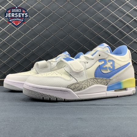 Jordan Legacy 312 Low 23 White University Blue FJ7223-141 Unisex