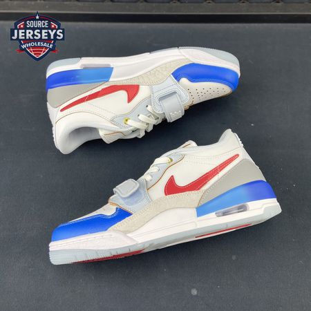 Jordan Legacy 312 Low White Game Royal University Red FN8902-161 Unisex