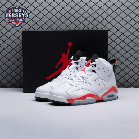Jordan 6 Retro Infrared White 384664-123 Men's