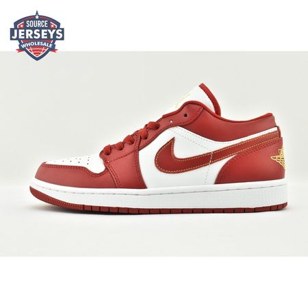 Jordan 1 Low Cardinal Red 553558-607 Unisex