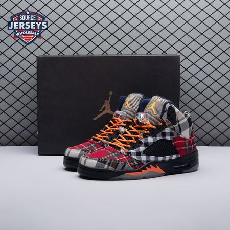 Jordan 5 Retro Plaid (GS) FD4814-008 Unisex