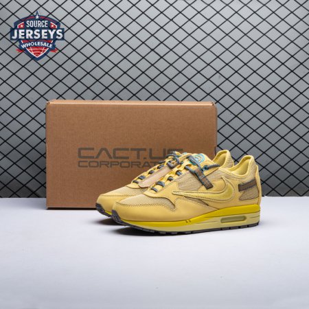 Nike Air Max 1 Travis Scott Cactus Jack Saturn Gold DO9392-700 Unisex