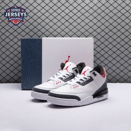 Air Jordan 3 Retro Denim SE 'Fire Red' Men's